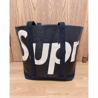 シュプリーム(Supreme)の未来へ様専用　20SS SUPREME Raffia Tote Bag 黒 (トートバッグ)