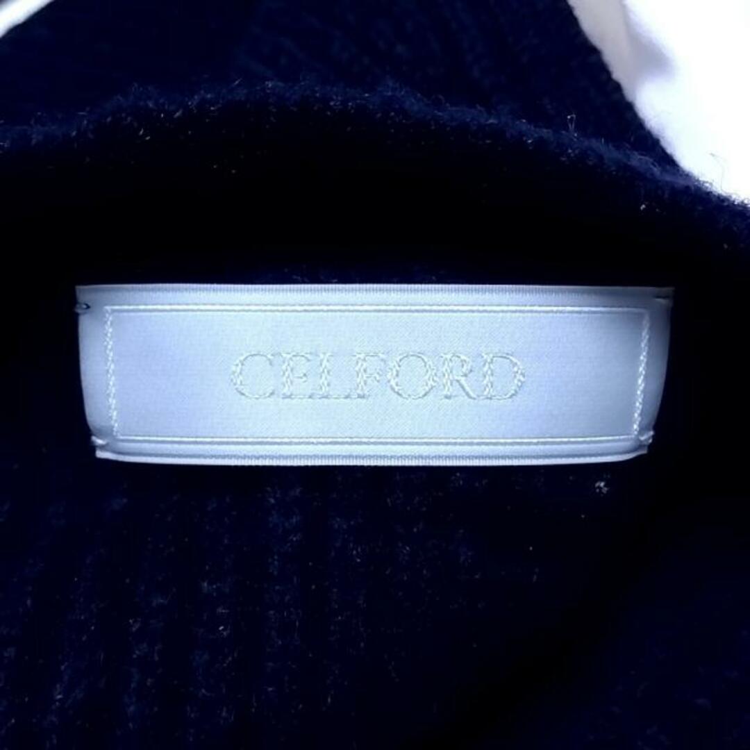 celford 深みあるグリーン色　レースロング丈　サイズ36ワンピース　超美品