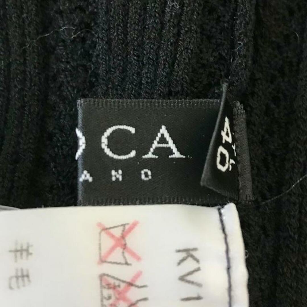 EPOCA(エポカ)のEPOCA(エポカ) 長袖セーター サイズ40 M 黒 レディースのトップス(ニット/セーター)の商品写真