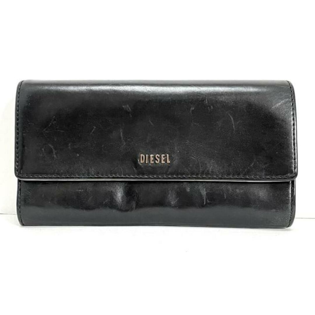 DIESEL(ディーゼル)のDIESEL(ディーゼル) 長財布 - 黒 レザー レディースのファッション小物(財布)の商品写真