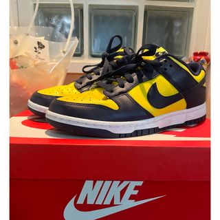 ナイキ(NIKE)のNIKE DUNK LOW Michigan 26.5センチ(スニーカー)