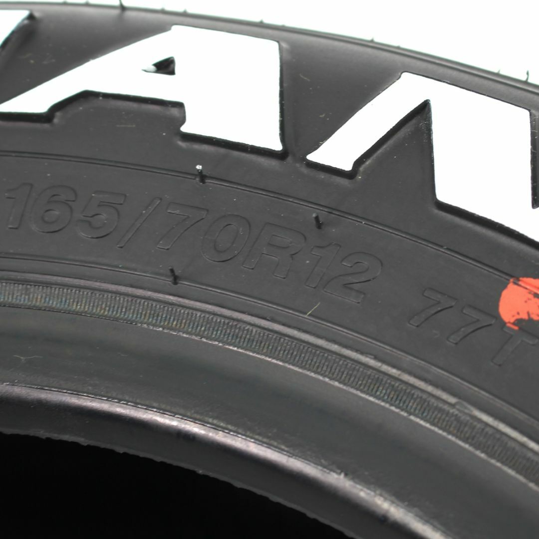 165/70R12 ホワイトレター タイヤ 4本セット 送料無料!12インチ№2