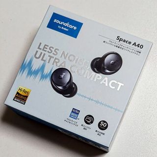 アンカー(Anker)のAnker soundcore SPACE A40 BLACK(ヘッドフォン/イヤフォン)