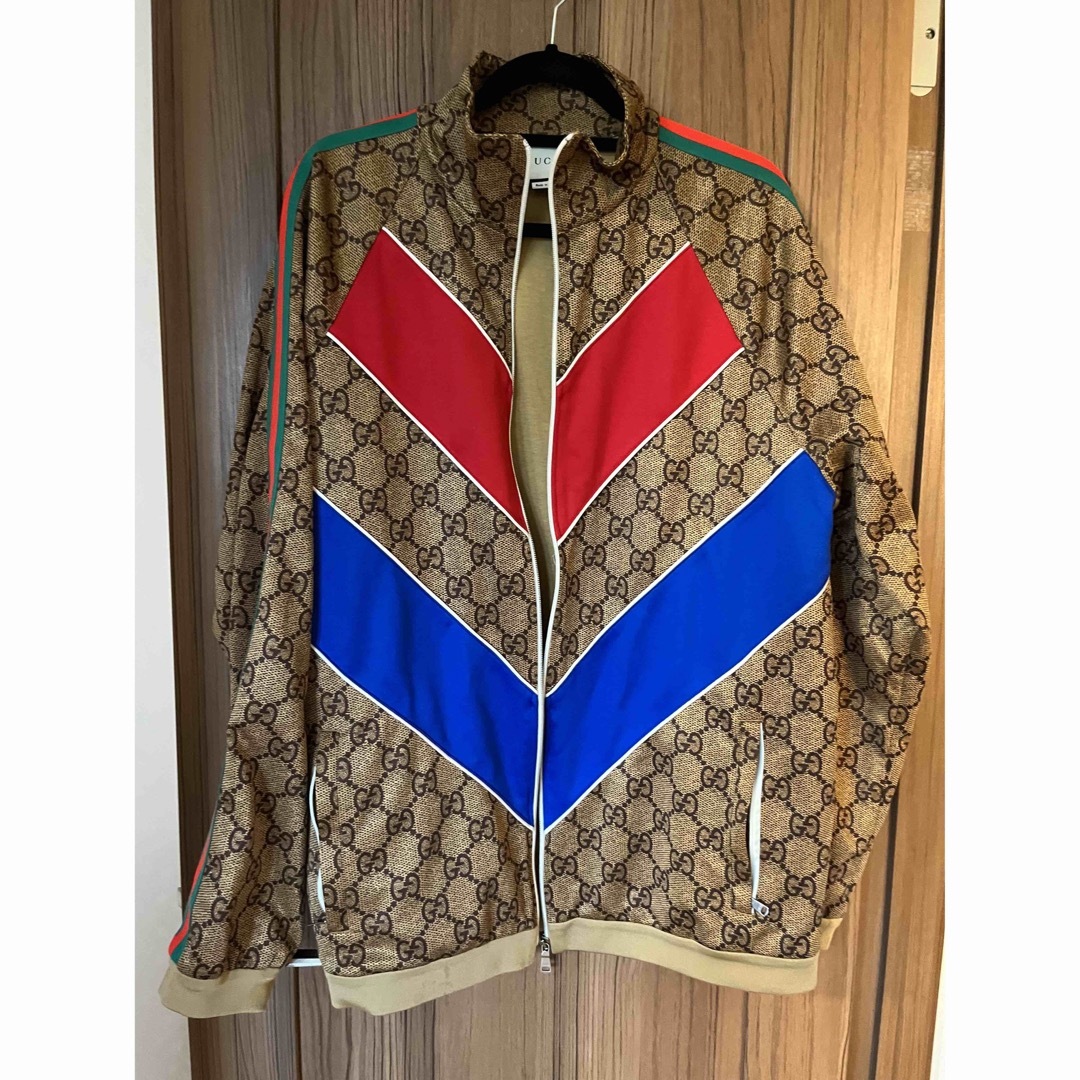 Gucci(グッチ)のグッチ　GUCCI GGトラックジャケット　ジャージ　極美品　XXL メンズのトップス(ジャージ)の商品写真