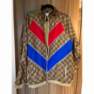 グッチ(Gucci)のグッチ　GUCCI GGトラックジャケット　ジャージ　極美品　XXL(ジャージ)