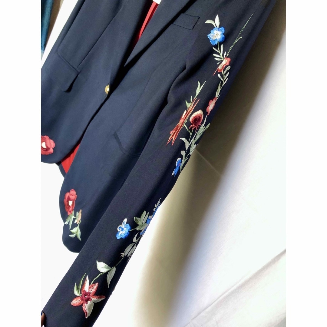 タグ付【ZARA】テーラードジャケット ネイビー タグ付【ZARA】テーラードジャケット ネイビー