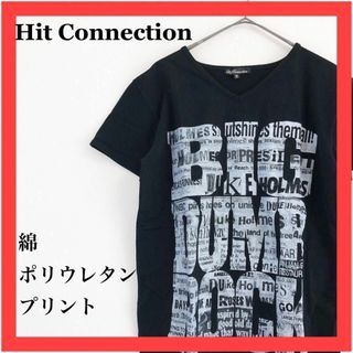 Hit Connection  綿　半袖カットソー　英文字プリントTシャツ(Tシャツ/カットソー(半袖/袖なし))