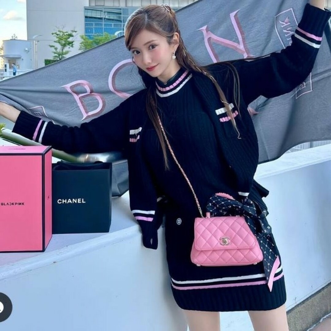 CHANEL ニットワンピース♡一条響 ひめか着用