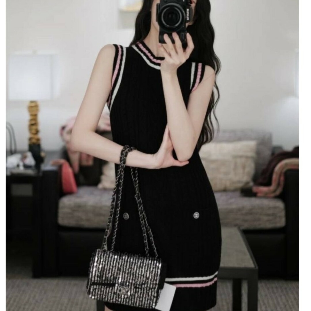 専用CHANEL ニットワンピース♡一条響 ひめか着用 専用CHANEL ニットワンピース♡一条響 ひめか着用