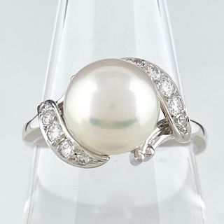 限定 クーポン10% K14WG ミキモト パールリング 9.0㎜~9.5㎜ MIKIMOTO