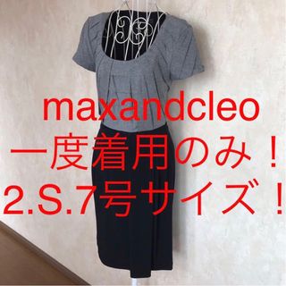 ☆maxandcleo/マックスアンドクレオ☆小さいサイズ！半袖ワンピース2.S(ひざ丈ワンピース)