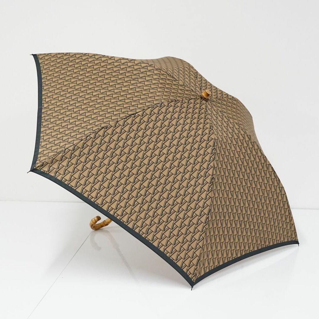 折傘 manipuri×VERMEIL par iena マニプリ USED美品 高級 晴雨兼用 寒竹 バンブー 55cm KR FS8117約55cm重量