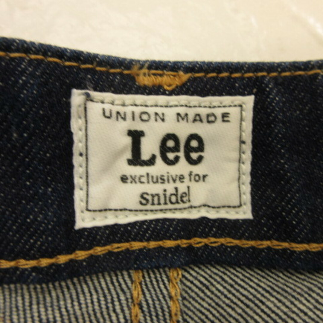 Lee(リー)のリー LEE snidel ショートパンツ デニム ハイウエスト 紺 S レディースのパンツ(ショートパンツ)の商品写真