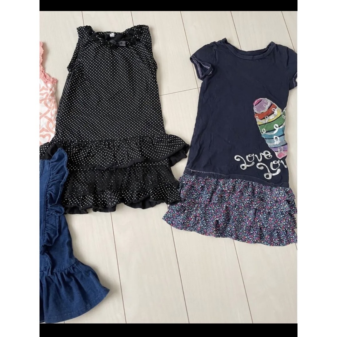 GAP Kids(ギャップキッズ)の女の子　Tシャツ　ワンピース　タンクトップ　セット キッズ/ベビー/マタニティのキッズ服女の子用(90cm~)(Tシャツ/カットソー)の商品写真