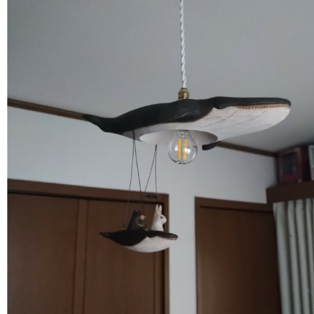 kiyata クジラランプ インテリア/住まい/日用品のライト/照明/LED(天井照明)の商品写真