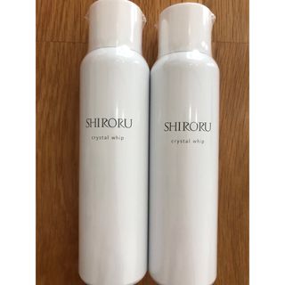 「新品」シロル　クリスタルホイップ　泡洗顔 2本セット(洗顔料)