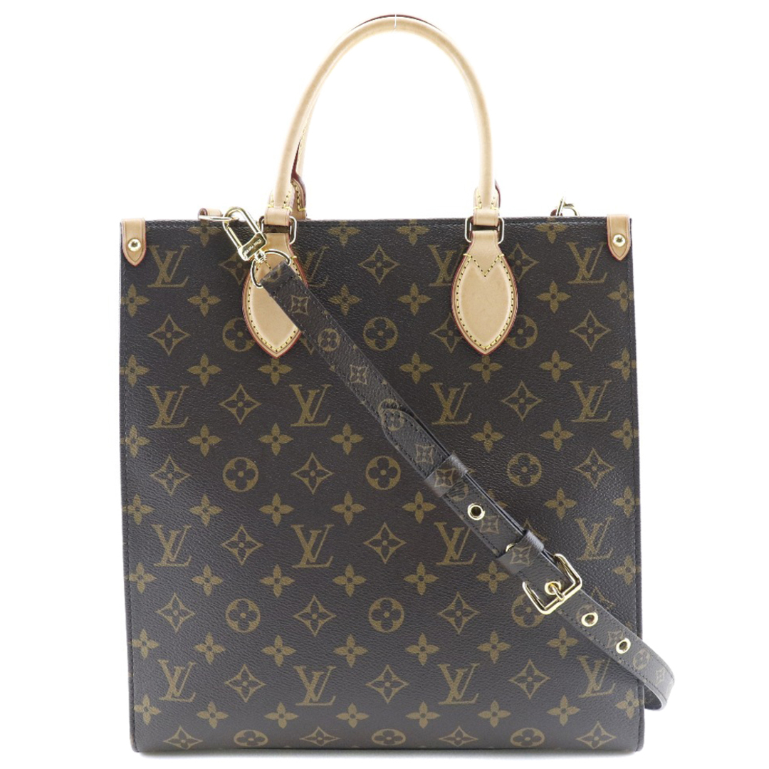 【LOUIS VUITTON】ルイ・ヴィトン サックプラPM 2WAYショルダー M46263 モノグラムキャンバス 茶 ユニセックス トートバッグ