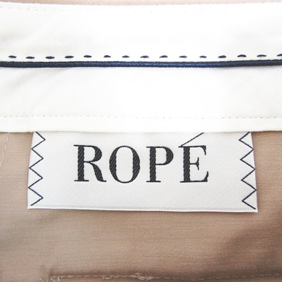 ROPE’(ロペ)のロペ チノパン フルレングス コットン ストレッチ 光沢 36 ベージュ レディースのパンツ(チノパン)の商品写真