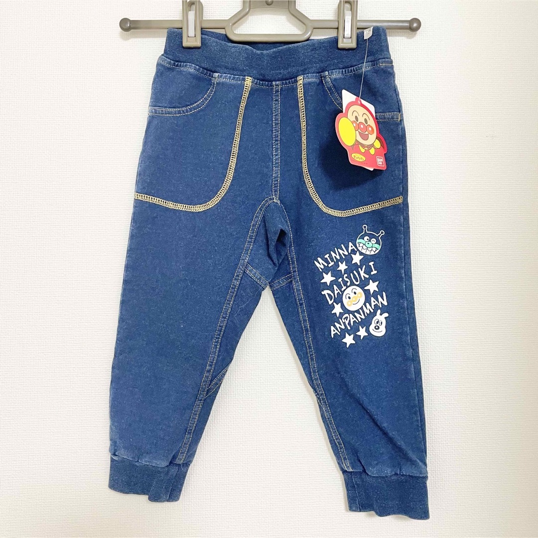 アンパンマン　デニム　パンツ キッズ/ベビー/マタニティのキッズ服男の子用(90cm~)(パンツ/スパッツ)の商品写真