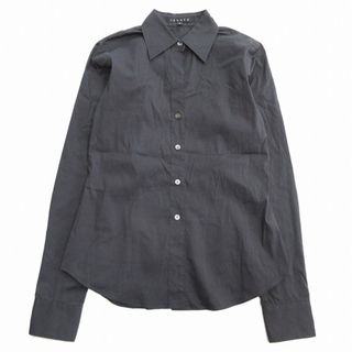 セオリー(theory)の美品 セオリー theory シャツ カットソー ブラウス 無地 長袖 4♪６(シャツ/ブラウス(長袖/七分))