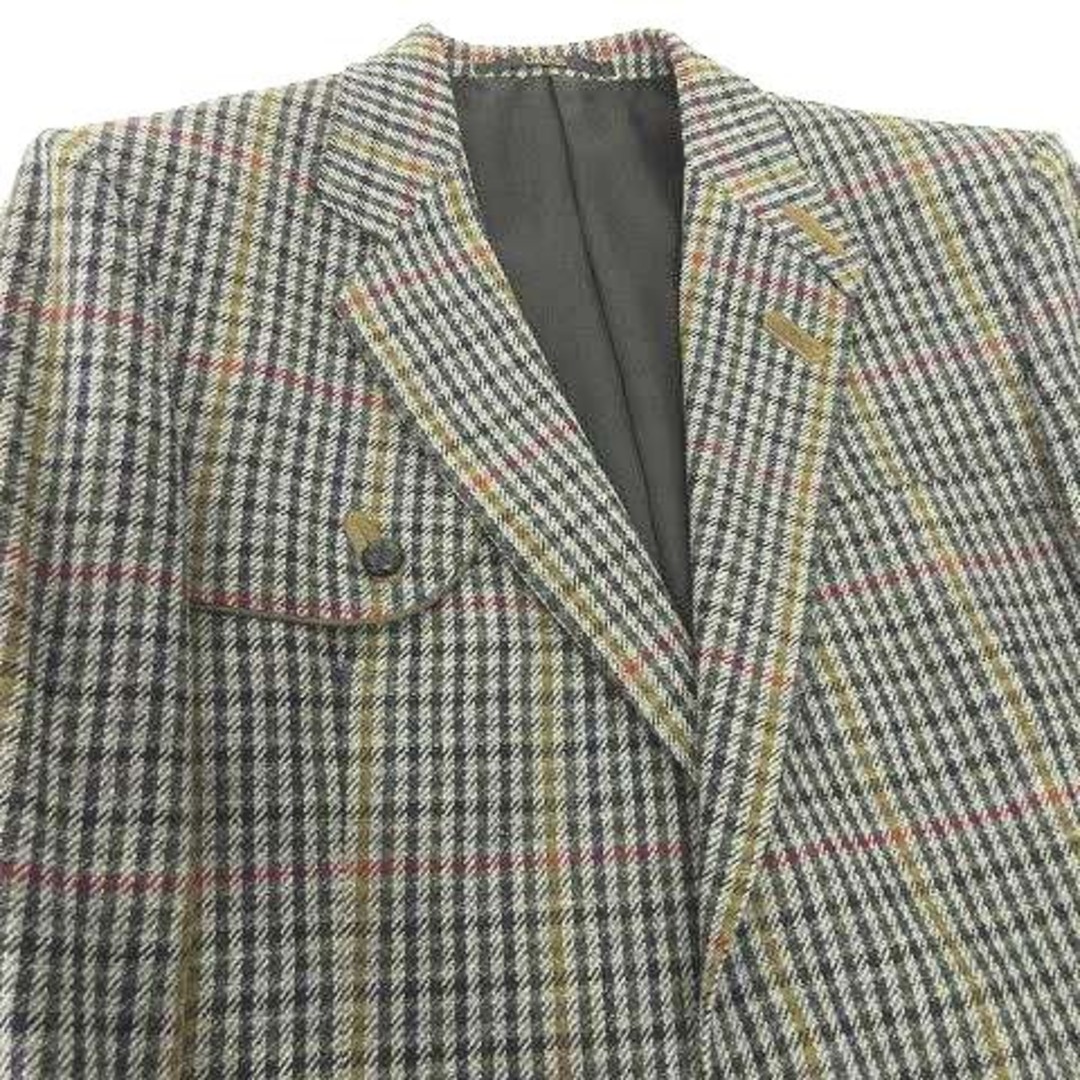 DAKS - ダックス DAKS チェック テーラードジャケット シングル L