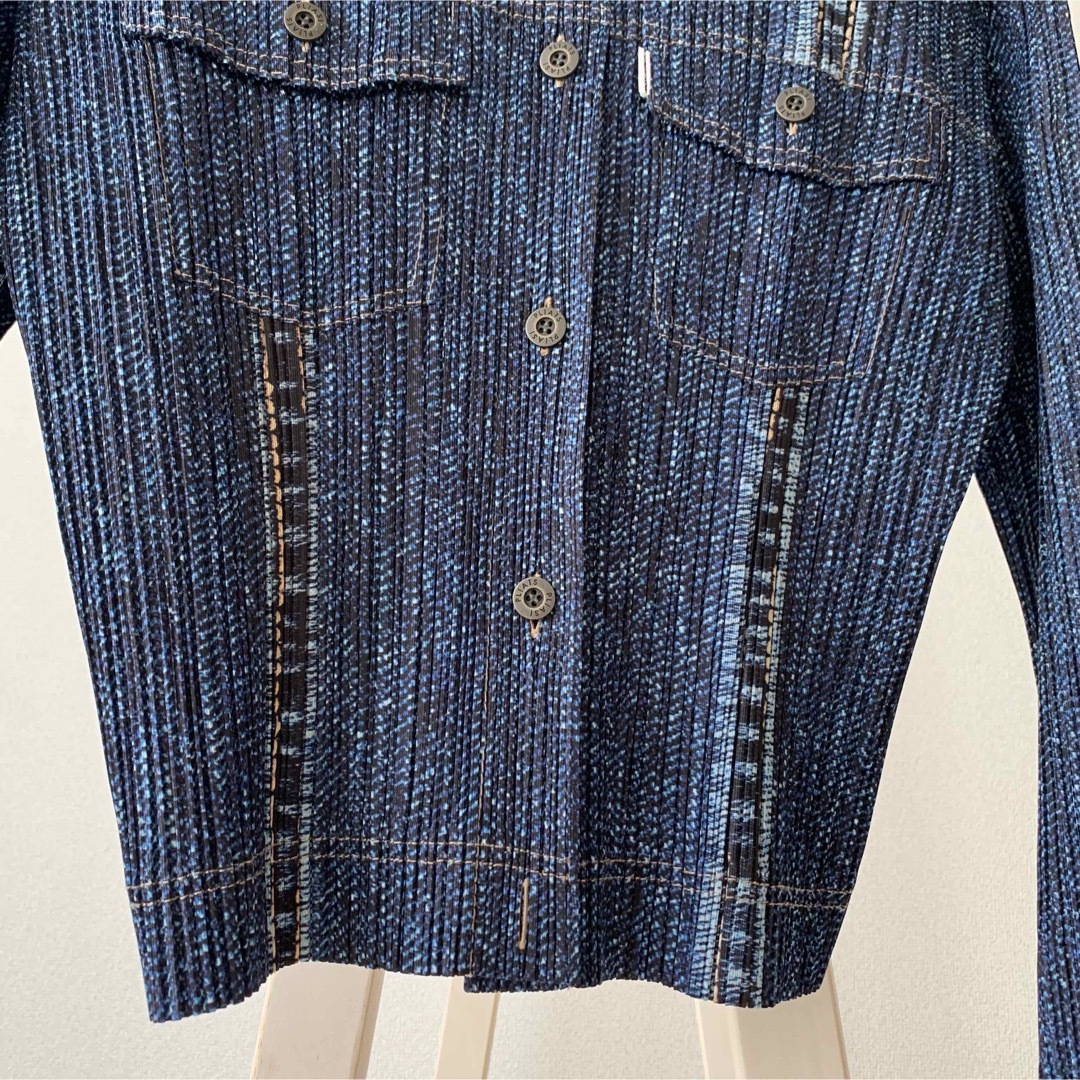PLEATS PLEASE ISSEY MIYAKE - プリーツプリーズ/デニム転写