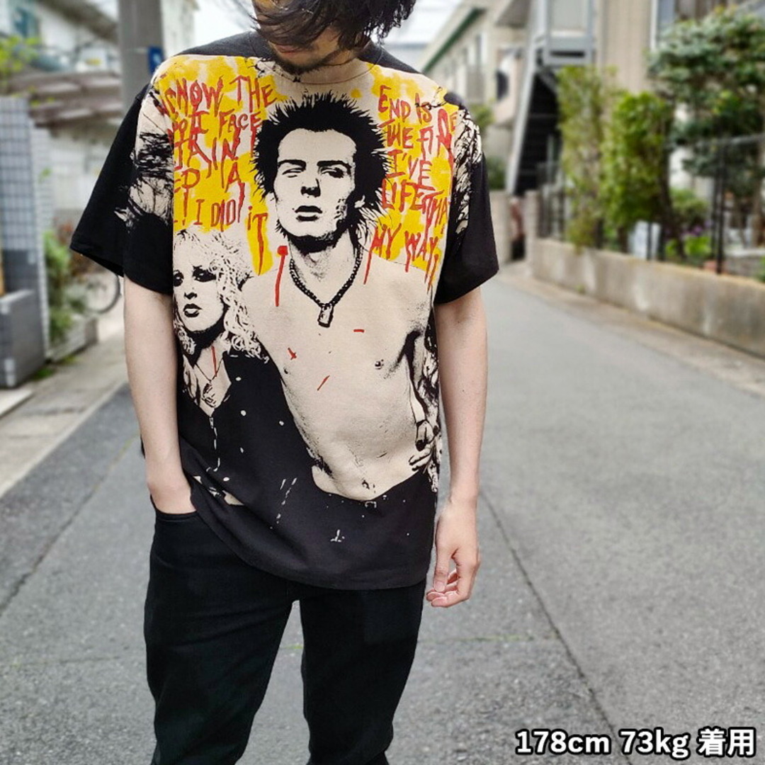 Tシャツ シド ビシャス sex pistols ビンテージ 黒 綿 ブラック - 通販