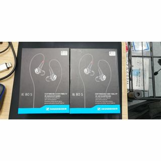 幻想的 SENNHEISER ゼンハイザー IE80S イヤホン ブラック 黒 - 通販