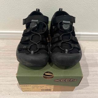 キーン(KEEN)のキーン　サンダル　17センチ　黒　リトルキッズニューポートエイチツーサンダル(サンダル)