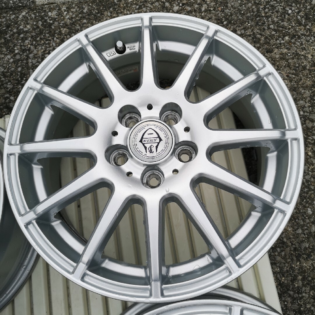 2　アルミホイール　15×6J　インセット+43　5穴×100