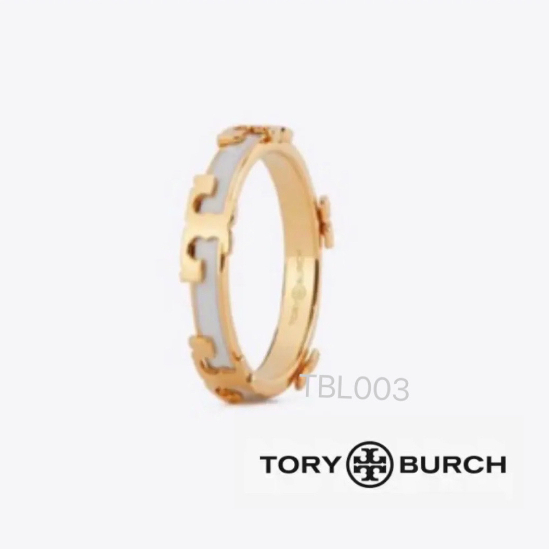 Tory Burch(トリーバーチ)のTBL003B2トリーバーチTory burch  定番 Tロゴ　リング レディースのアクセサリー(リング(指輪))の商品写真