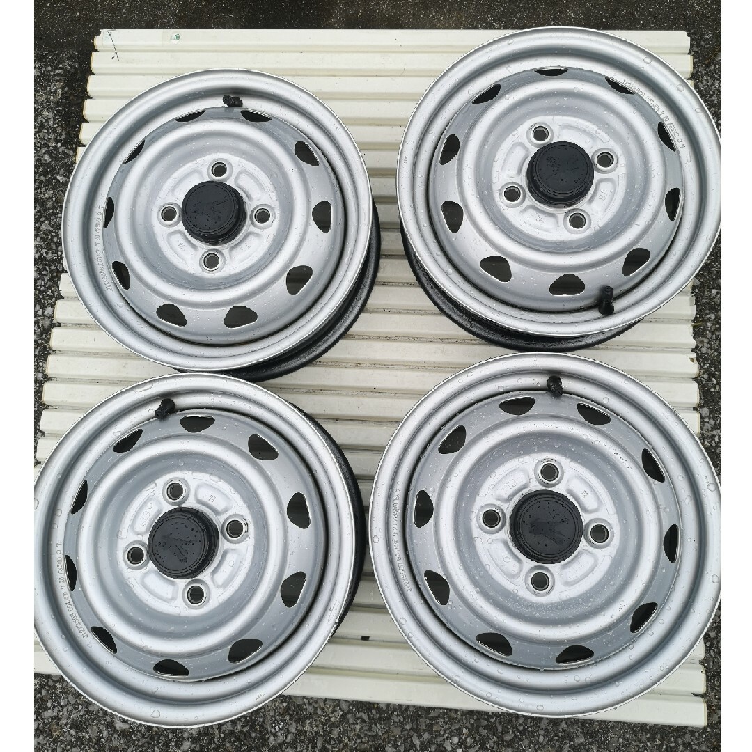 3中古 軽バン用スチールホイール 12×3.5J 4穴×100の通販 by おじゃる丸