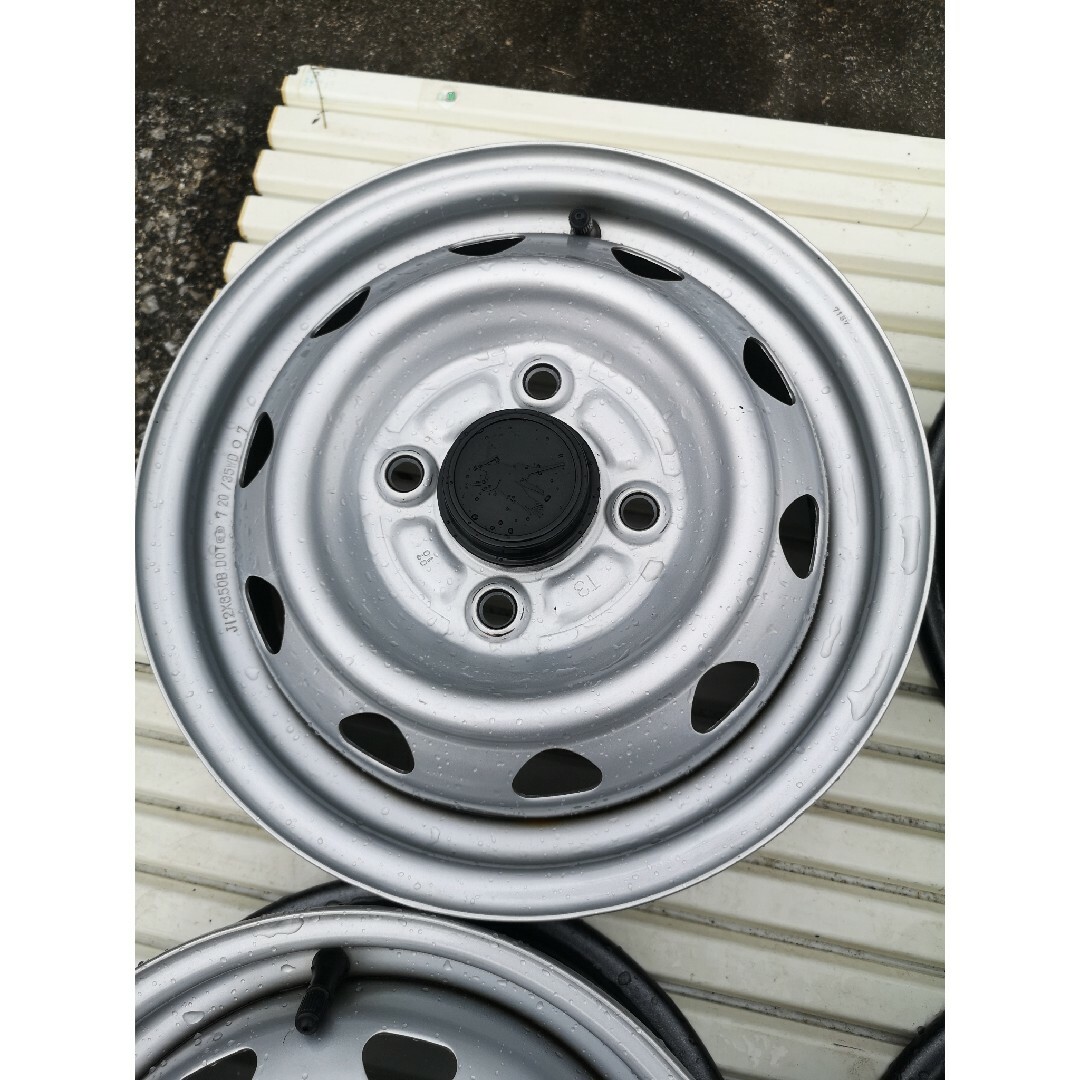 3中古 軽バン用スチールホイール 12×3.5J 4穴×100の通販 by おじゃる丸