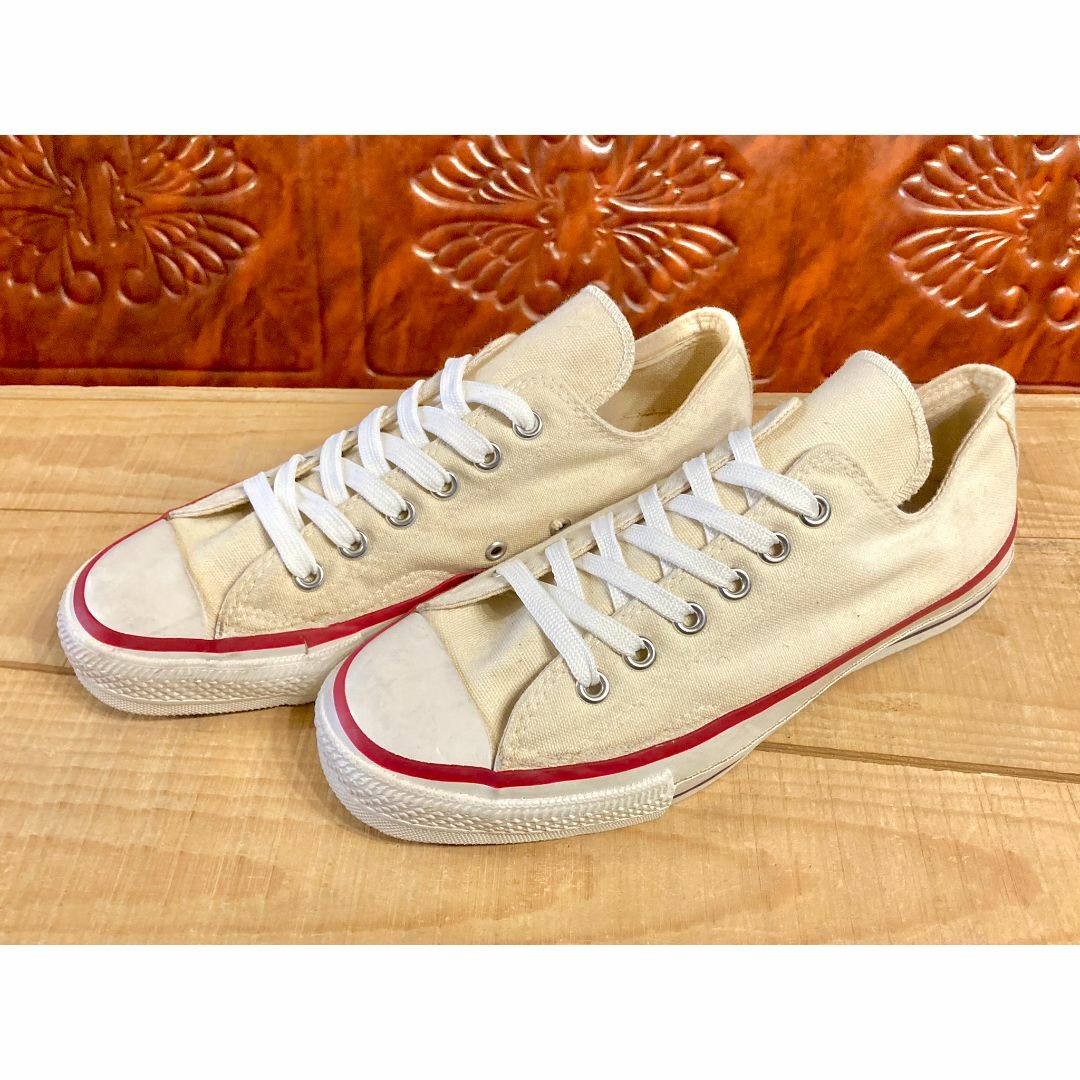 CONVERSE(コンバース)の★80s!USA!コンバース オールスター 生成り デッド ビンテージ 235★ メンズの靴/シューズ(スニーカー)の商品写真