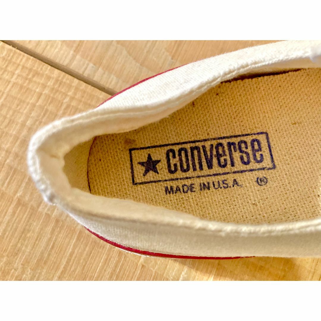 CONVERSE(コンバース)の★80s!USA!コンバース オールスター 生成り デッド ビンテージ 235★ メンズの靴/シューズ(スニーカー)の商品写真