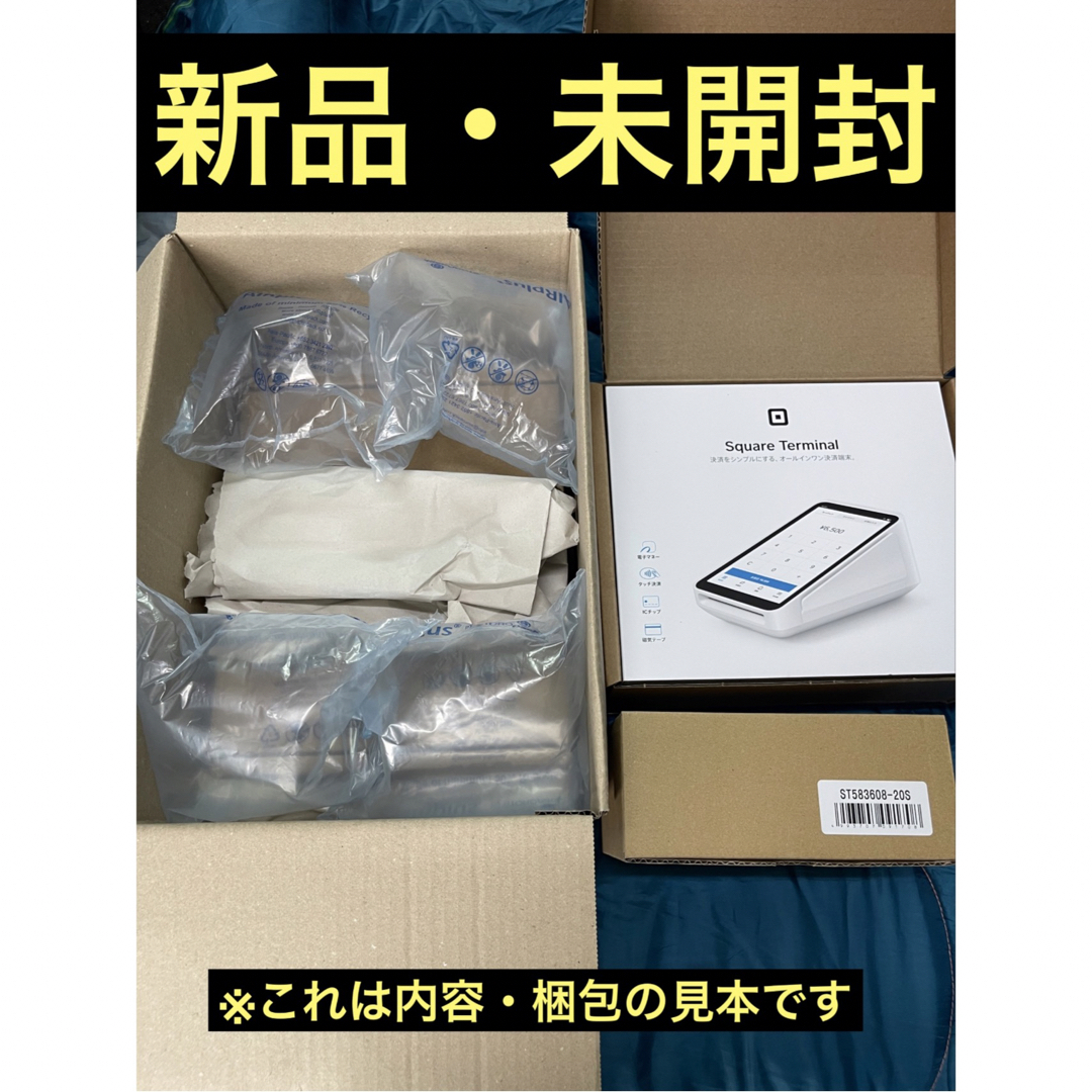 SQUARE(スクエア)の【新品】スクエアターミナル　Square Terminal本体＋替ロール20巻 インテリア/住まい/日用品のオフィス用品(店舗用品)の商品写真