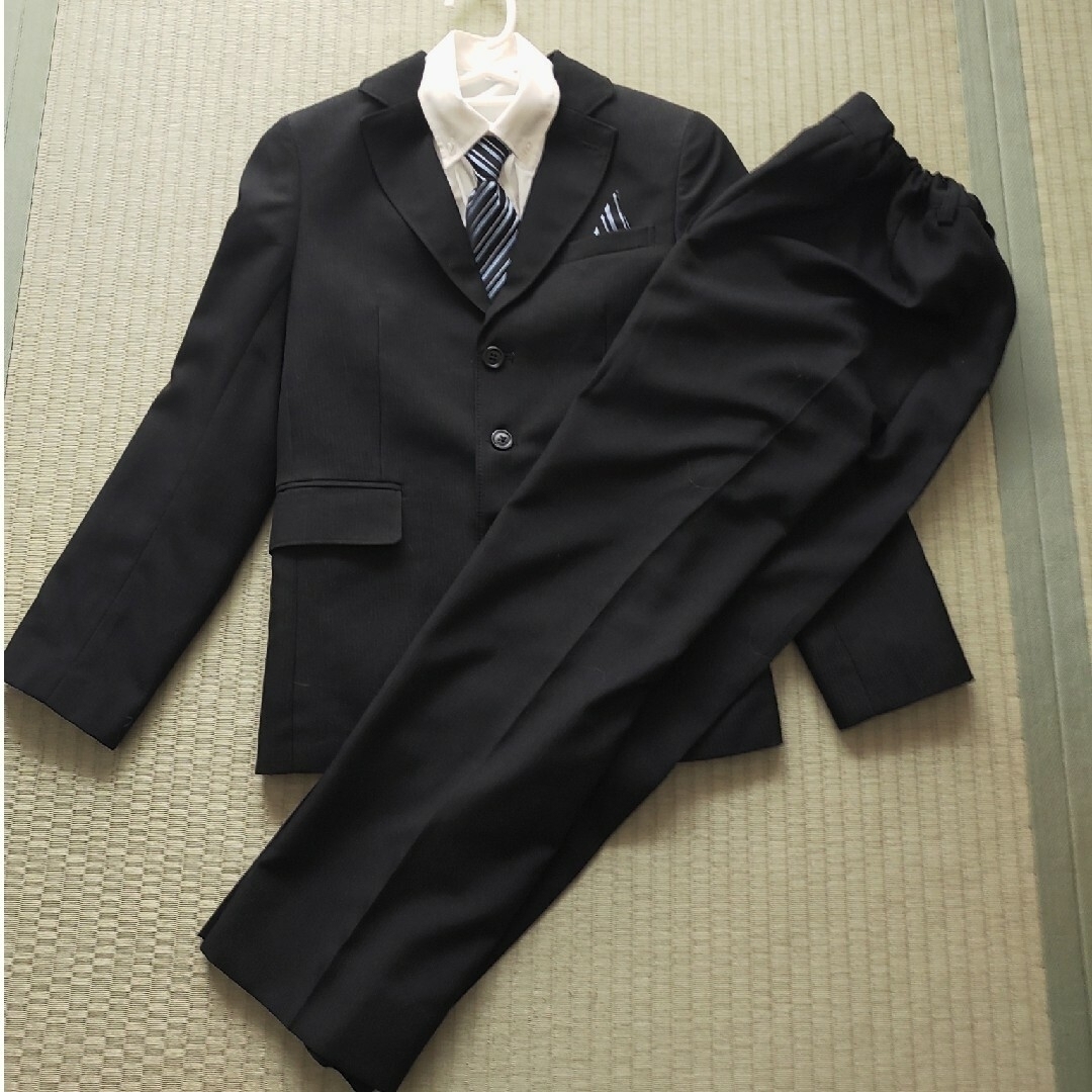 卒業式 七五三 フォーマルスーツ 男子 140 150 キッズ/ベビー/マタニティのキッズ服男の子用(90cm~)(ドレス/フォーマル)の商品写真