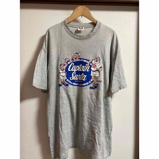 キャプテンサンタ(CAPTAIN SANTA)のキャプテンサンタTシャツ クルーネックグレー メンズL ヴィンテージ 半袖(Tシャツ/カットソー(半袖/袖なし))