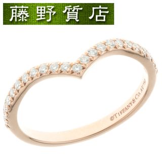 ティファニー(Tiffany & Co.)の (新品仕上げ済）ティファニー TIFFANY ソレスト V ダイヤ リング K18 PG × ダイヤ 約0.17ct 約14.5号 ハーフダイヤ 8838(リング(指輪))