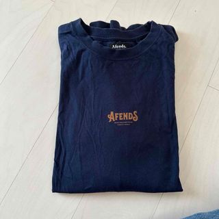 AFENS ロンT ネイビー　XL(Tシャツ(長袖/七分))