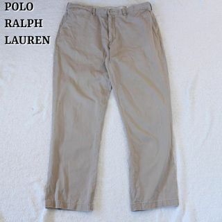 ポロラルフローレン(POLO RALPH LAUREN)のPOLO ポロ ラルフローレン  チノパン ノータック 38 古着 コットン(チノパン)