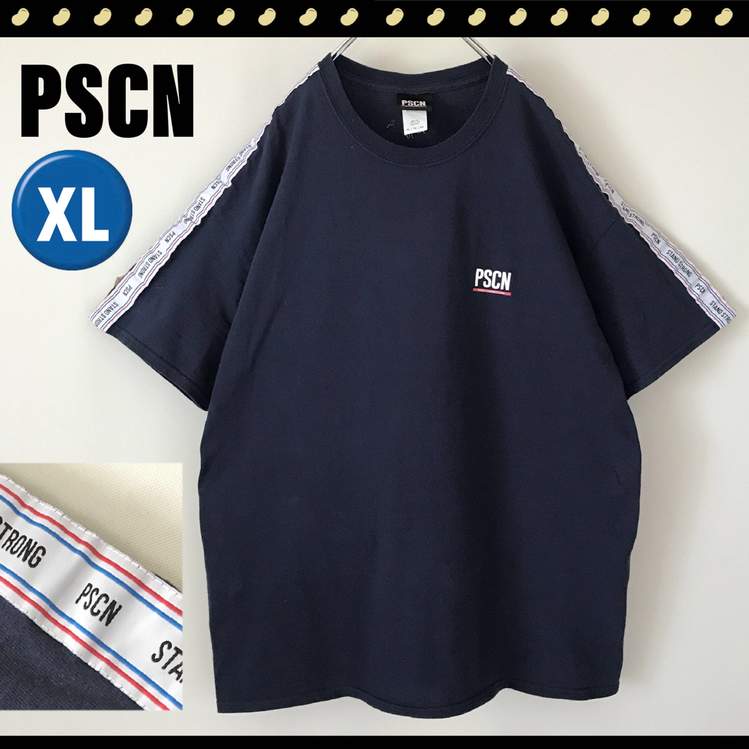 PUSH CONNECTION(プッシュコネクション)のPSCN★プッシュコネクション★STAND STRONG/サイドテープTシャツ メンズのトップス(Tシャツ/カットソー(半袖/袖なし))の商品写真