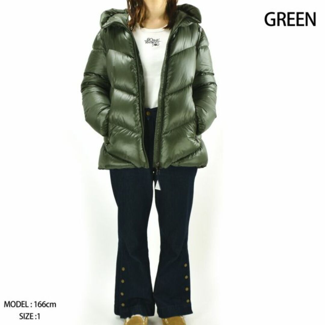 MONCLER(モンクレール)の【GREEN】モンクレール ダウンジャケット レディースのジャケット/アウター(ダウンジャケット)の商品写真