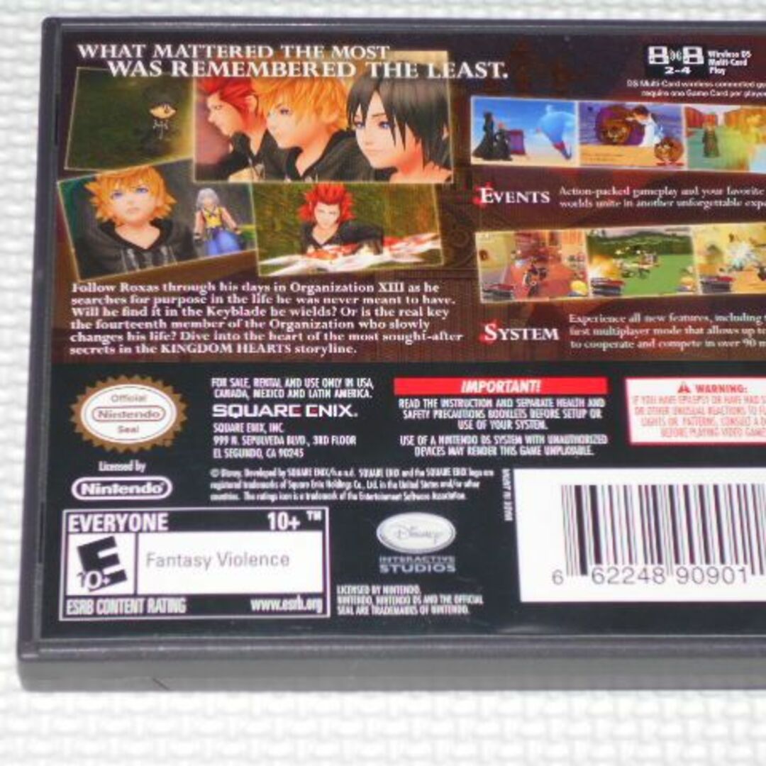 ニンテンドーDS - DS☆KINGDOM HEARTS 358/2 DAYS 海外版 北米版 ニンテンドーDS - DS☆KINGDOM HEARTS 358/2 DAYS 海外版 北米版