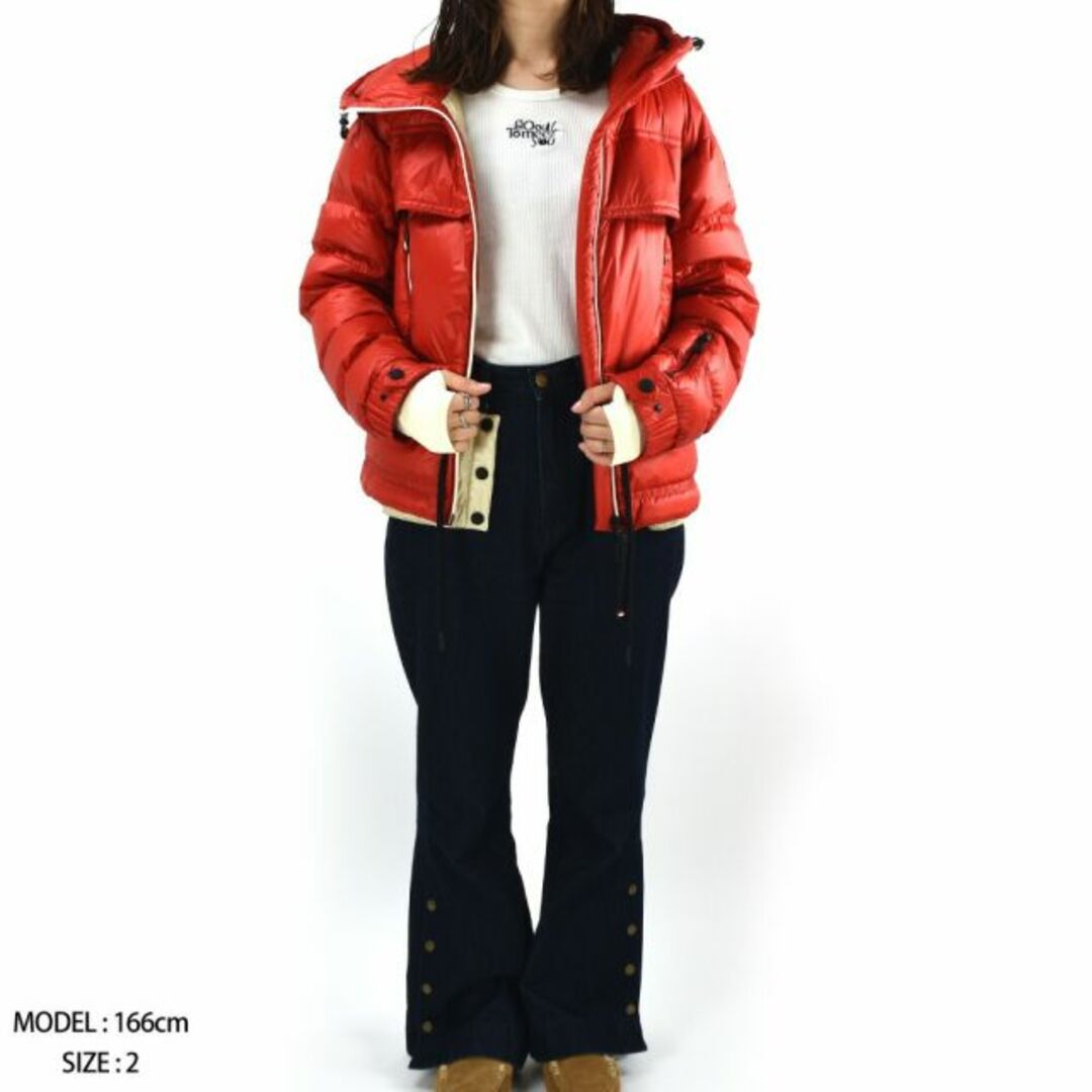 MONCLER(モンクレール)の【RED】モンクレール ダウンジャケット レディースのジャケット/アウター(ダウンジャケット)の商品写真