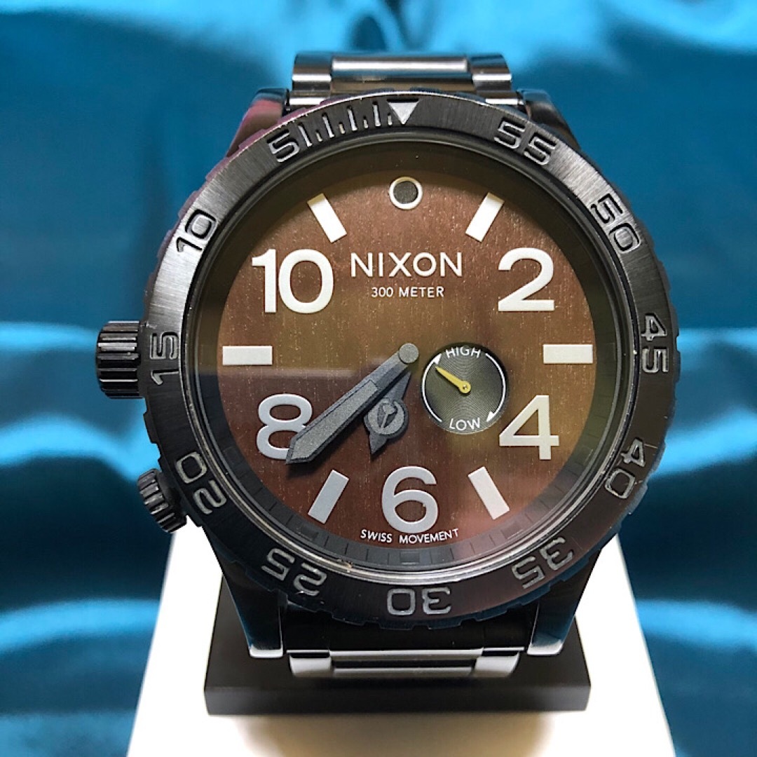 NIXON 51-30 TIDE DARK WOOD時計