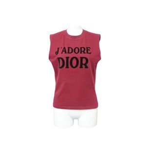 人気ショップ DIOR ジャドール ロゴ ノースリーブ Ｔシャツ ピンク T