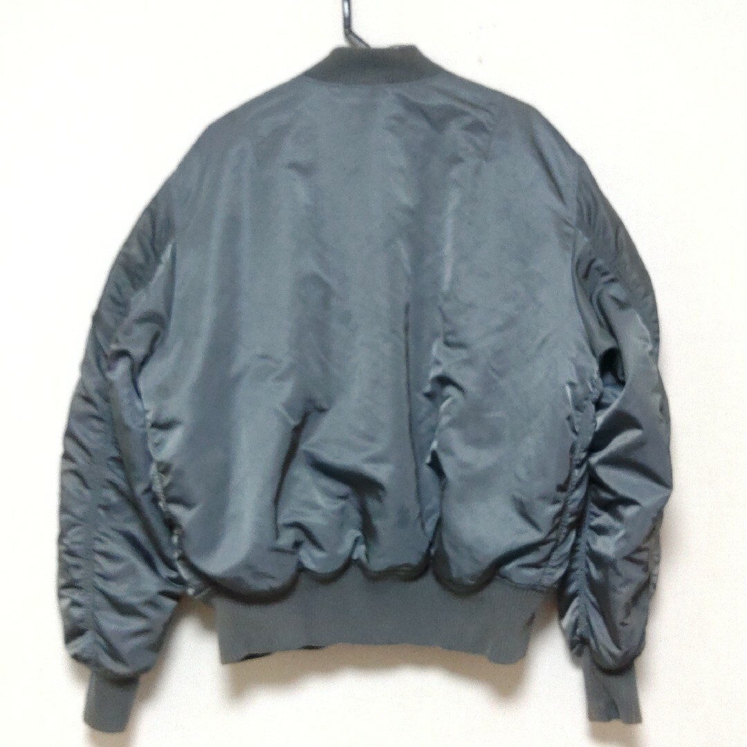 ALPHA INDUSTRIES - ALPHA×PLAYBOY コラボ MA-1 直営店限定【GUNMETAL ...