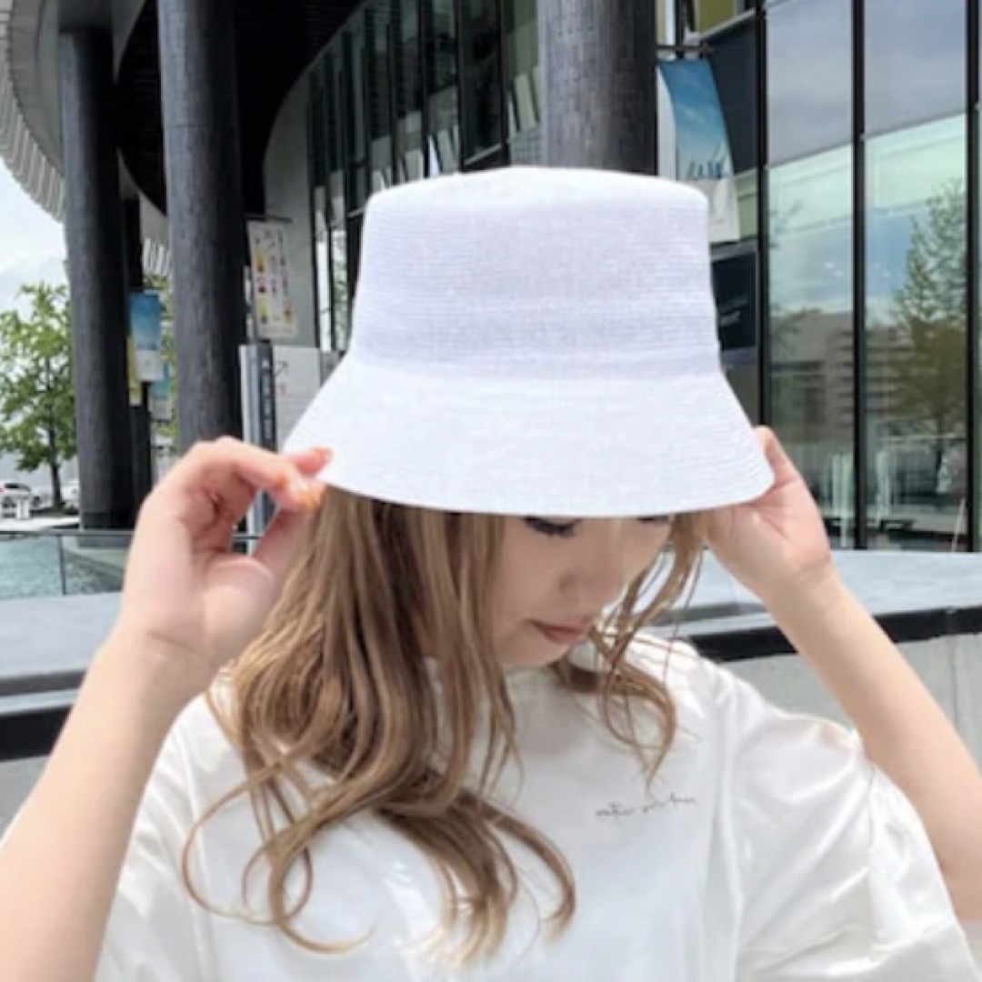 MURUA バケットハット ホワイト 白 レディースの帽子(ハット)の商品写真
