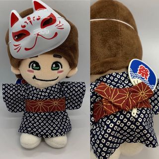 ナニワダンシ(なにわ男子)のちびぬい浴衣　レトロ風バージョンセット　なにわ男子　ちびぬい服(その他)